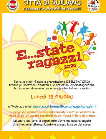 E...STATE RAGAZZI 2026